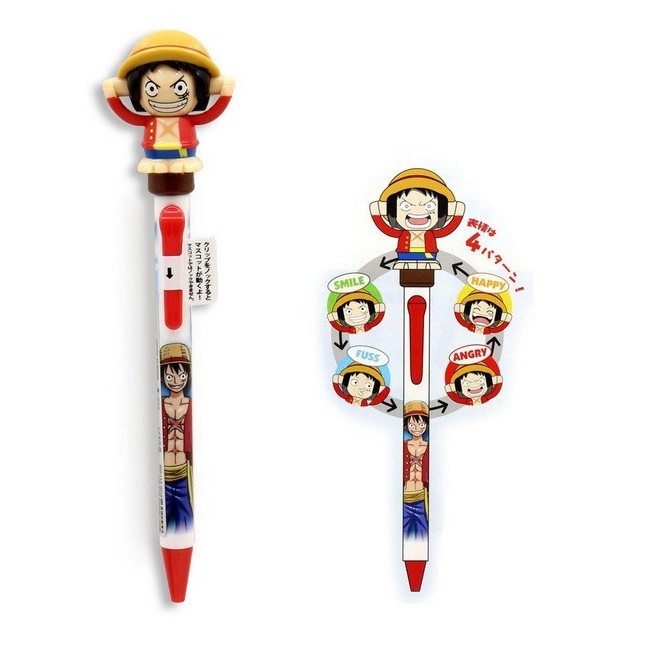 

Bandai One Piece Face Changing Pen / Pulpen Original