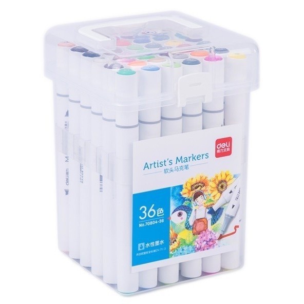 

Best SPIDOL GAMBAR SKETSA 36 WARNA SKECTH MARKER DELI 70804-36 MURAH