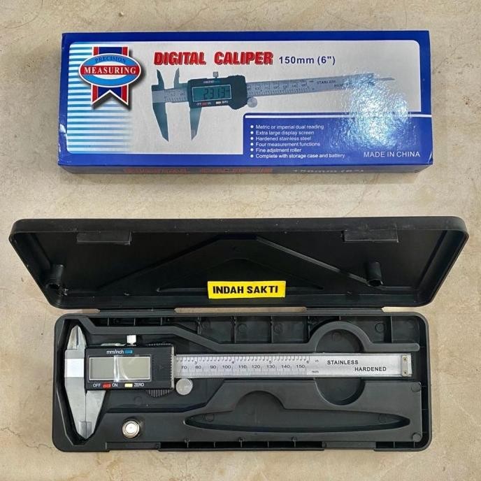 skemat digital / jangka sorong / digital caliper 6 inch