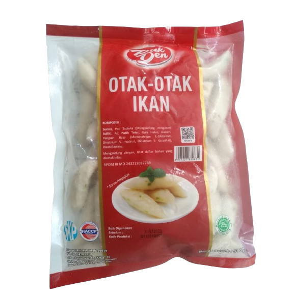 

Otak otak Ikan Pak Den 500 gram