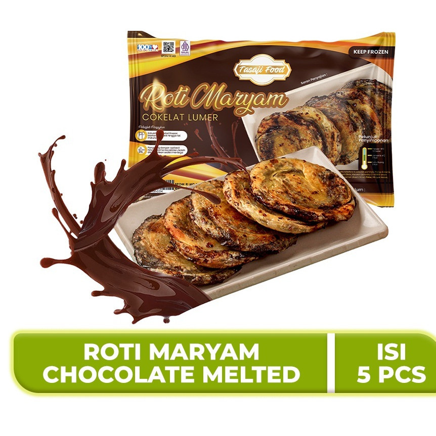 

Roti Maryam atau cane merk Tasaji Premium Coklat isi 5 pcs