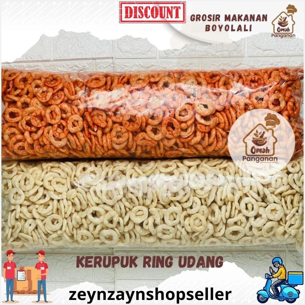 

Kerupuk Ring Udang 1 Kg Jumbo Gratis Ongkir