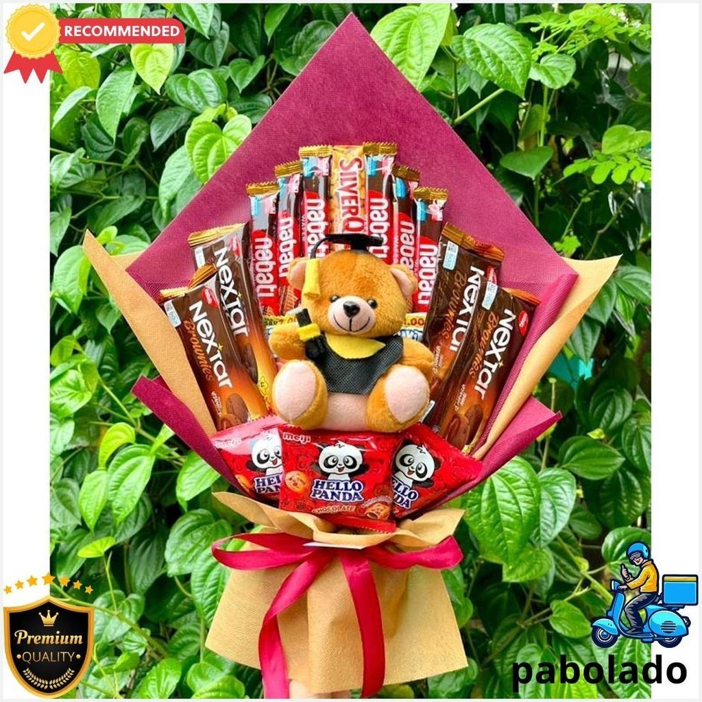 

Buket Snack Silverqueen Lengkap Boneka Wisuda Hadiah Wisuda Sidang Cantik Termurah Banget