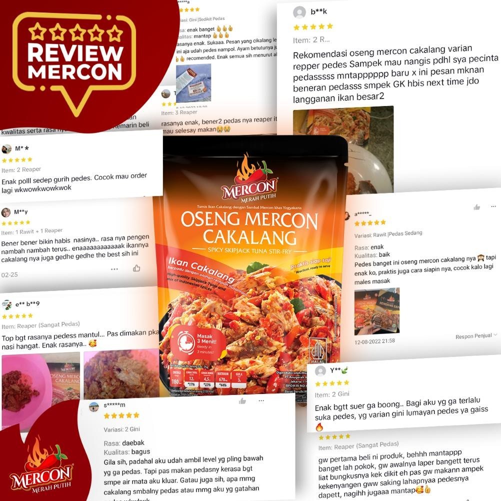 

ty-35 Mercon Merah Putih - Satuan || Oseng Mercon Cakalang Murah