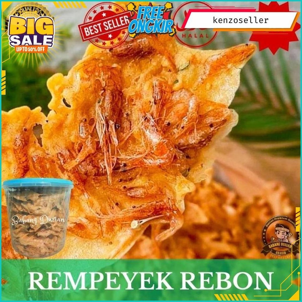 

Rempeyek Kacang/Rempeyek Rebon Kemasan Toples 5Lt Terbuat Dari Bahan-Bahan Pilihan Renyah Gurih Halal Cemilan Keluarga Bisa Cod