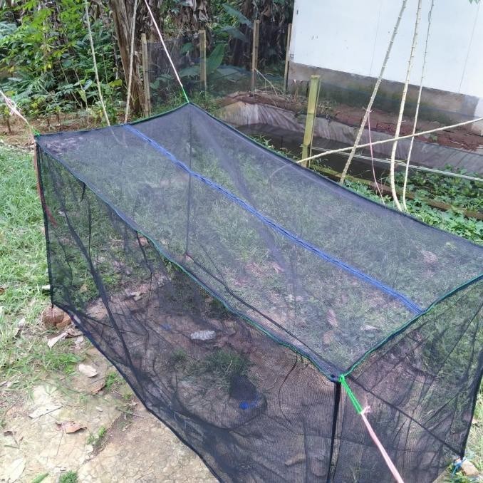 KERAMBA JARING APUNG HAPA 2M X 1M X 1M PLUS PENUTUP ATAS ORIGINAL DAN TERPERCAYA