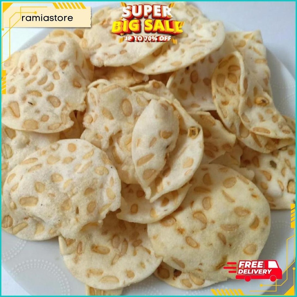 

Keripik Kripik Tempe 500 Gram Kerupuk Gurih Premium Terlaris