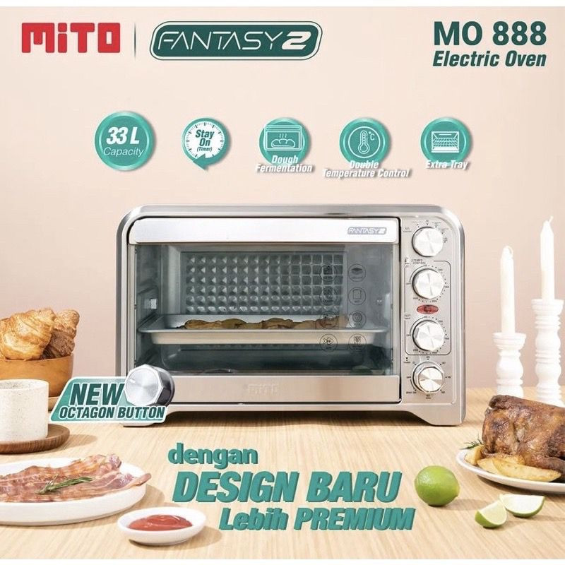 MITO Fantasy 2 Oven Listrik Mito MO888 Mito MO 888 Fantasy 2