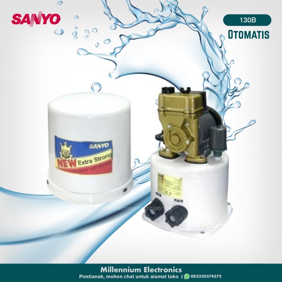 PH 130 B Pompa Air Sanyo Pompa Sumur Dangkal Pompa Otomatis PH130b 130B