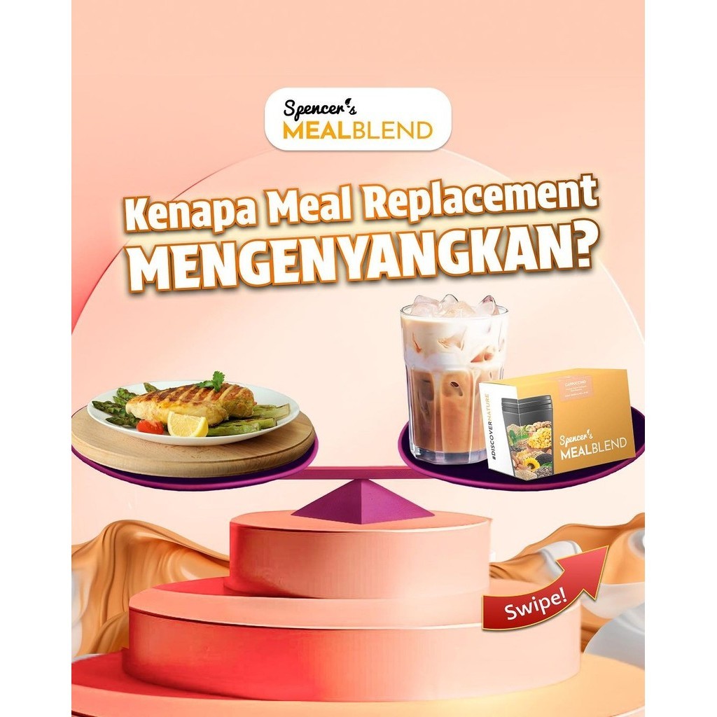 

RASA COKLAT BELGIAN Spencer's Mealblend Multigrain Meal Replacement 1 Pouch Official BPOM Halal