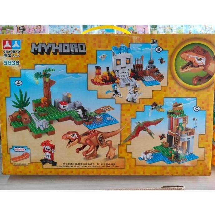 P R O M O Bricks Chaobao 5636 Dinosaur World Edukasi Anak Brick