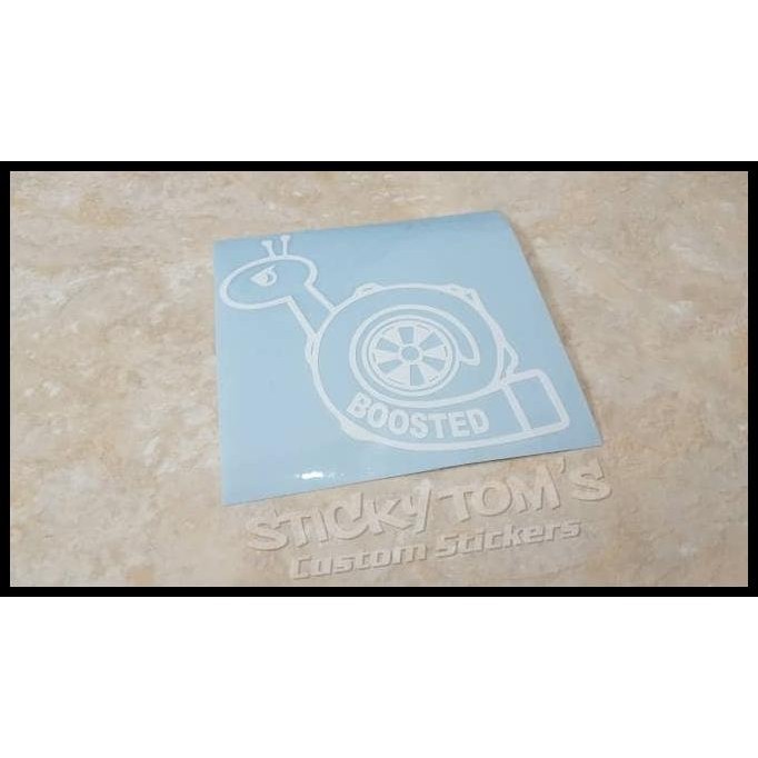 BEST DEAL STIKER JDM UNTUK MOBIL TURBO KEONG TURBO BOOSTED SNAIL