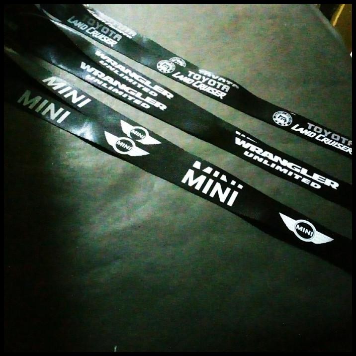 

DISKON LANYARD MINI COOPER TOYOTA LAND CRUISER JEEP WRANGLER TALI ID RUBICON !!!