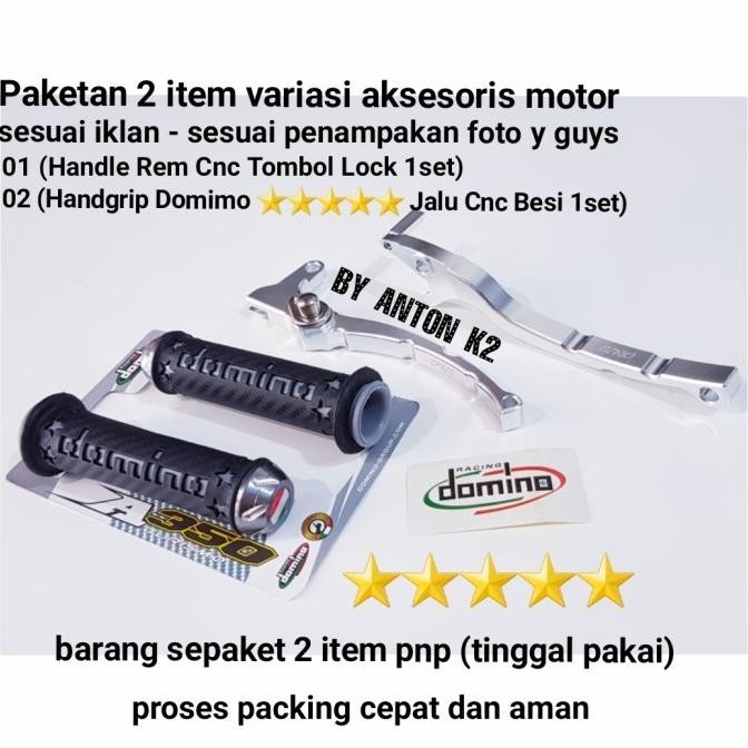 HANDLE REM PAKET HANDGRIP HANDFAT VARIASI MOTOR AEROX 155/FREEGO/LEXI