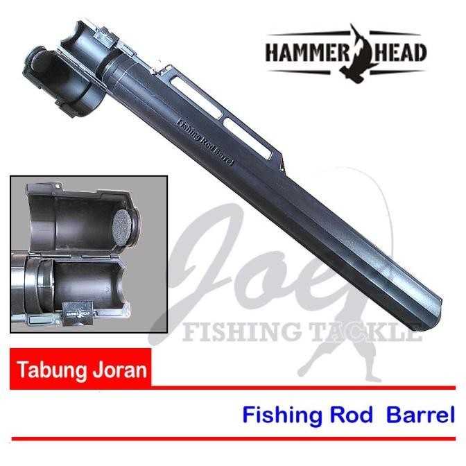 Hammerhead Fishing Rod Barrel - Tabung Joran Warna Hitam