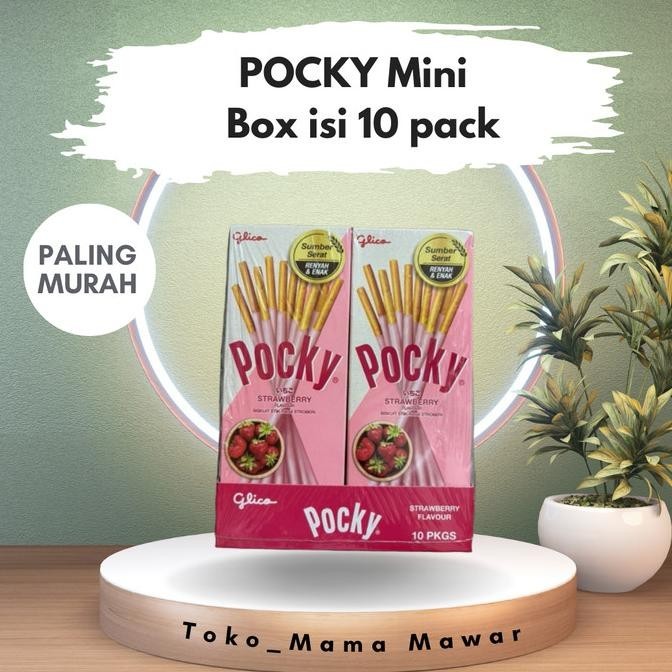 

Terlaris Paling Murah Pocky Mini Box // Glico Pocky Mini Box Isi 10 Pack Ready Stok