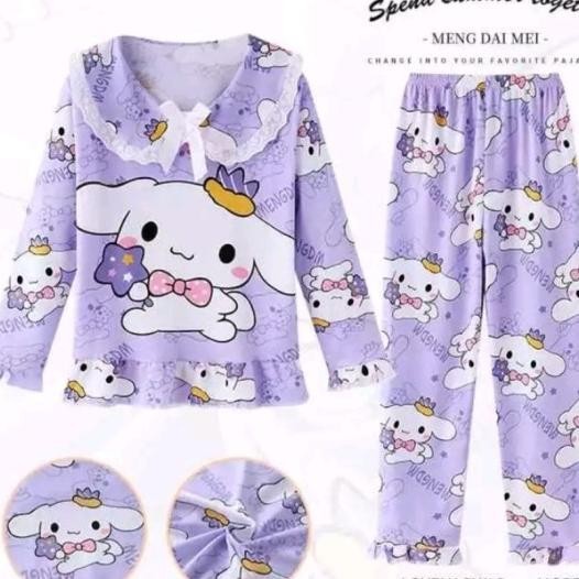 Piyama Anak Renda Cinnamoroll Baju Tidur Anak Kter Cinnamoroll