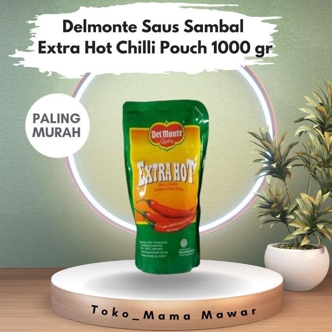 

Terlaris Paling Murah Delmonte Saus Sambal Extra Hot Chilli Pouch 1000 Gr Ready Stok