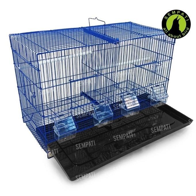 Sangkar kandang umbaran sekat 61x29x39 kandang ternak burung lovebird NLS