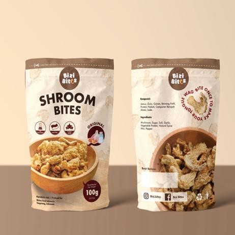 

At43 SHROOM BITES | Chips Jamur Original 100 Gr Original