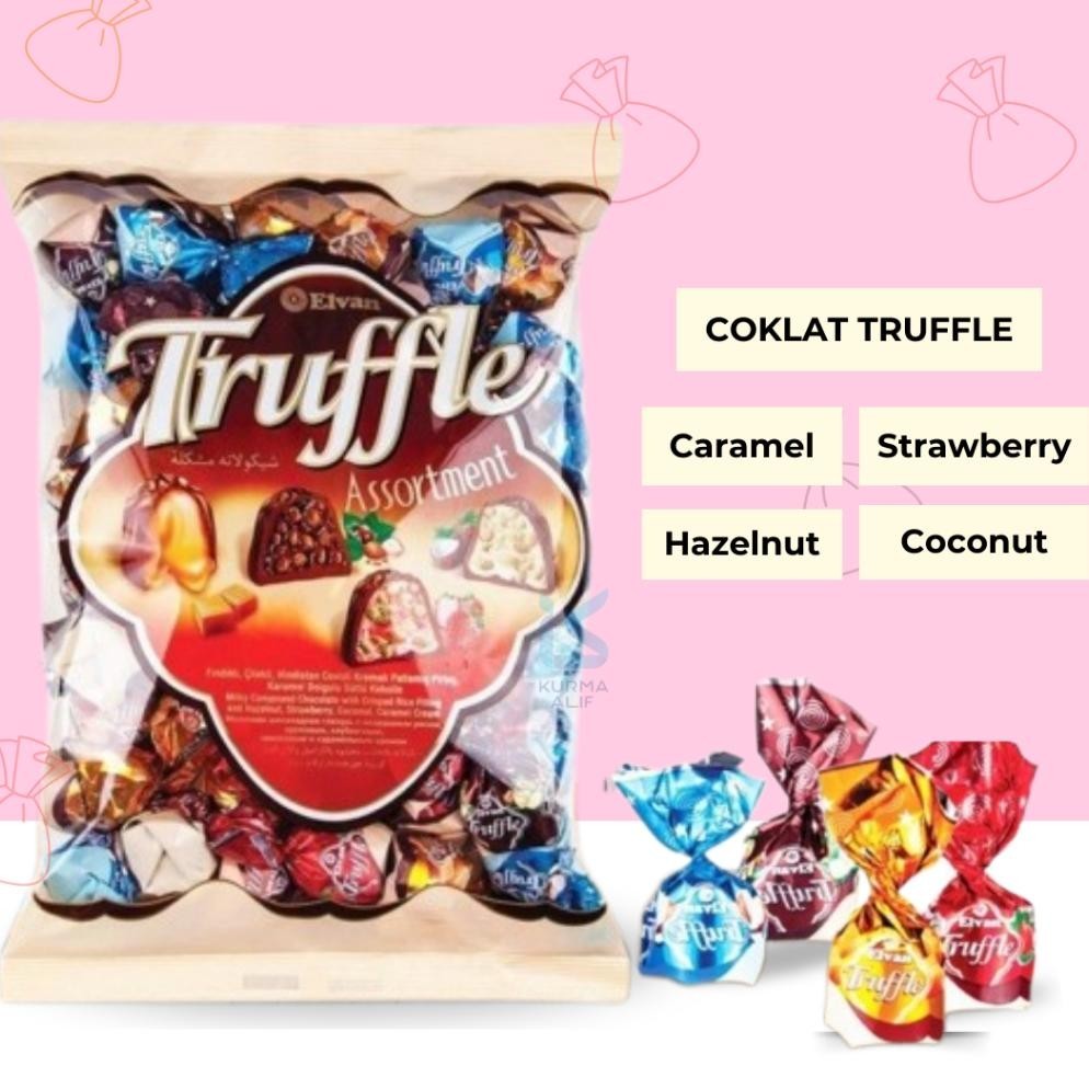 

PK32 Coklat Arab Truffle 1 Kg Coklat Turki Elvan Trufle Oleh Oleh Haji Umroh Murah