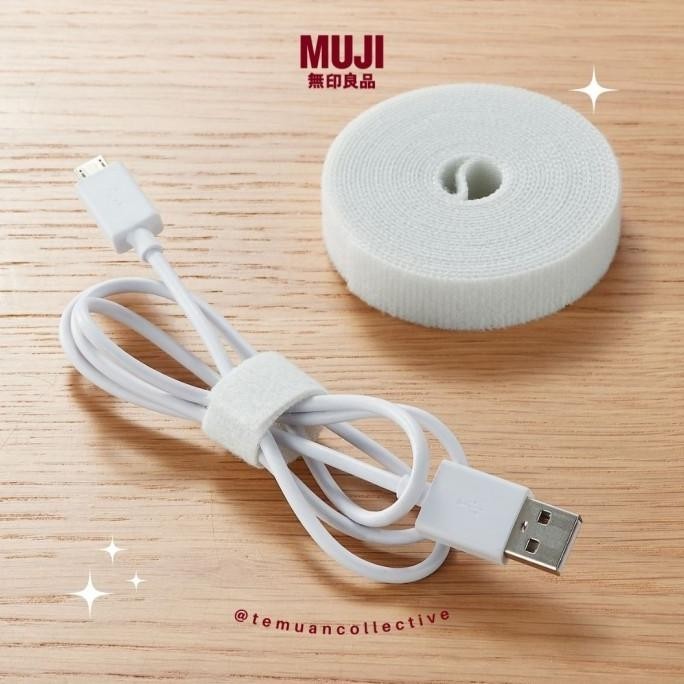 

New Muji Japan Perforated Fastening Tape - Cord Cable Organizer Terbaik