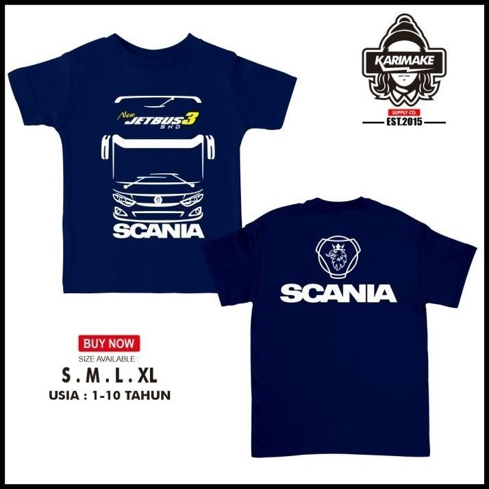 TERMURAH KAOS BAJU ANAK BISMANIA JETBUS 3 SHD SCANIA BISMANIA COMMUNITY 
