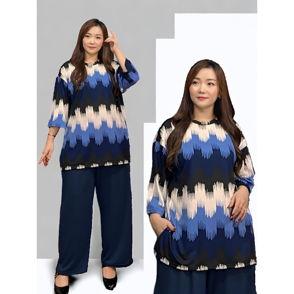 Setelan Wanita Kekinian Terbaru 2024 Baju Cewek Murah Remaja Setcel Perempuan Satu Set Lengan Panjan