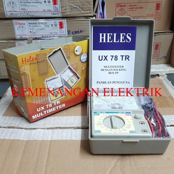 Multimeter Avometer Heles Ux-78 - Analog Multitester Ux78 Ux78Tr