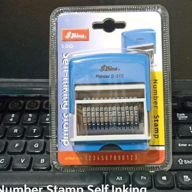 

Stempel Angka Shiny S313 S-313 S 313 ( Stempel 13 Digit / Angka 3 Mm )