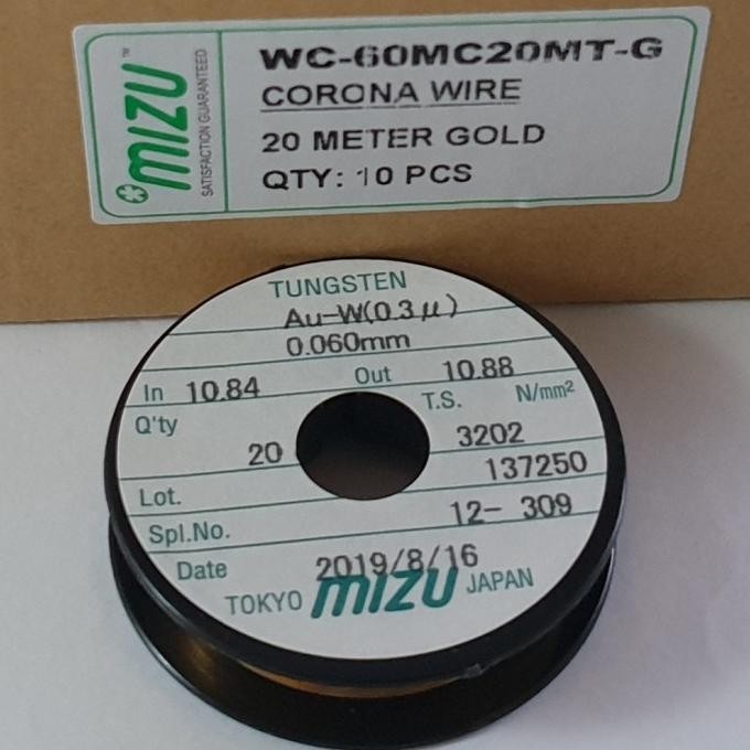 Wayer Mesin Fotocopy / Corona Wire 0.060Mm 20M Gold Mizu