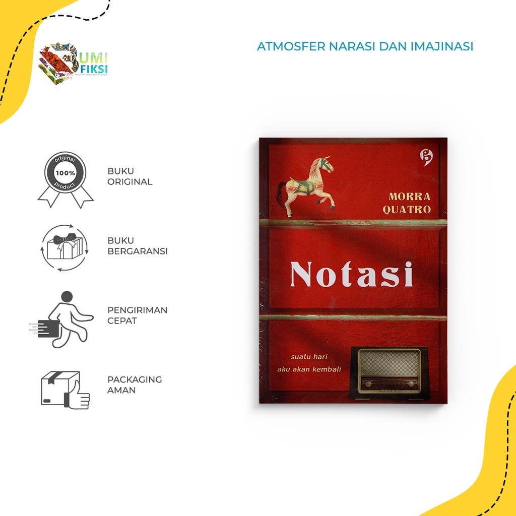 Buku Novel Notasi -  Gagasmedia - Bumifiksi