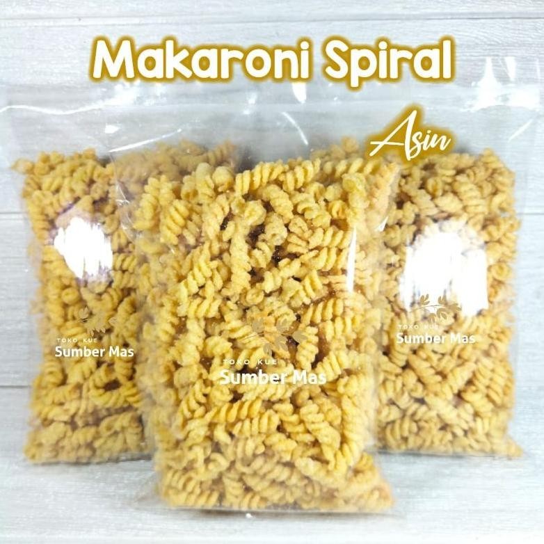 

eqw-68 MAKARONI SPIRAL ASIN 1 KG / MAKARONI ULIR / MAKRONI / MACARONI KILOAN Premium