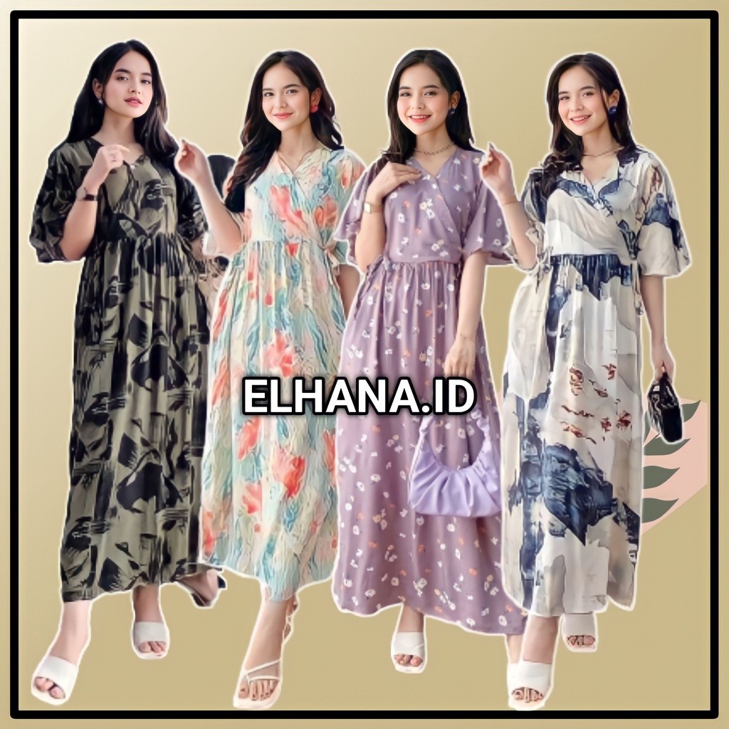 Setelan Wanita Terbaru 2024 One Set Baju Perempuan Viral Korean Style Satu Stel Remaja Hijab Setcela