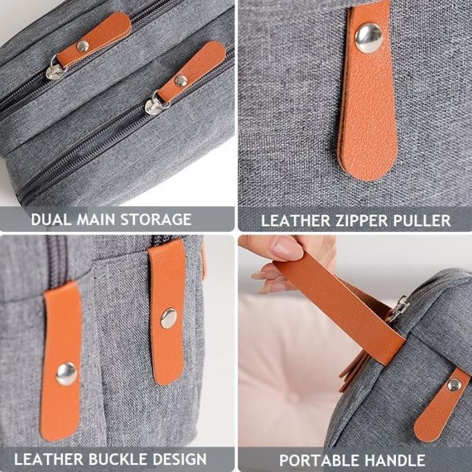 Men's Travel Wash Bag / Tas penyimpanan alat mandi / Tas Toiletry Pria