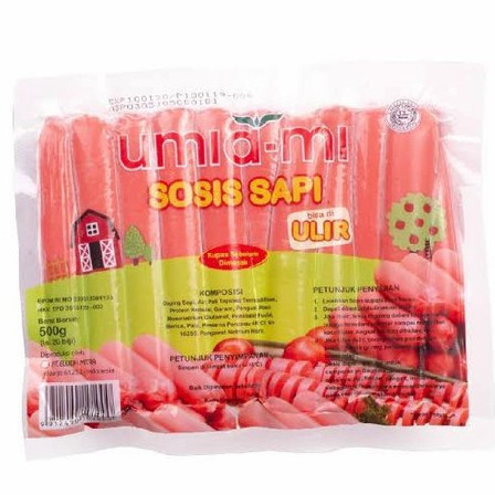 

UMIAMI SOSIS ULIR SAPI 500 GR