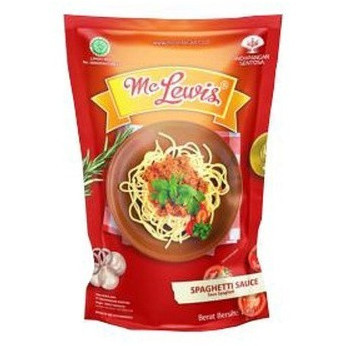 

MC LEWIS SPAGHETTI SAUCE POUCH 310 GR