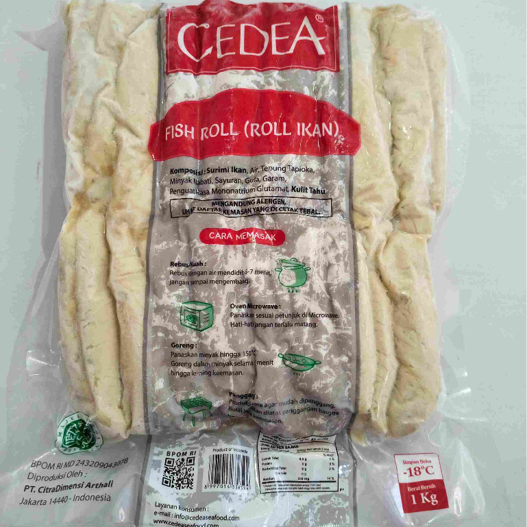 

CEDEA FISH ROLL / ROLL IKAN (1 Kg)