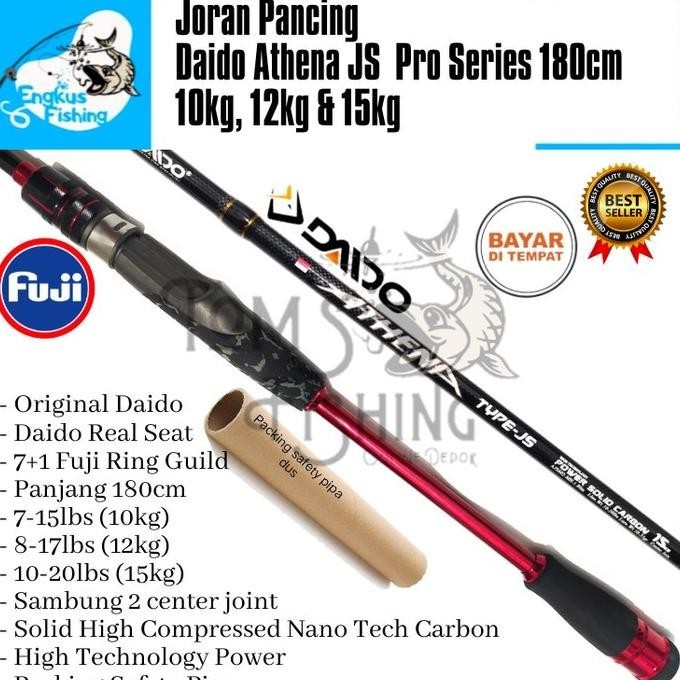 Joran Pancing Daido Athena Pro Series Fuji JS 180cm (10kg,12kg & 15kg)