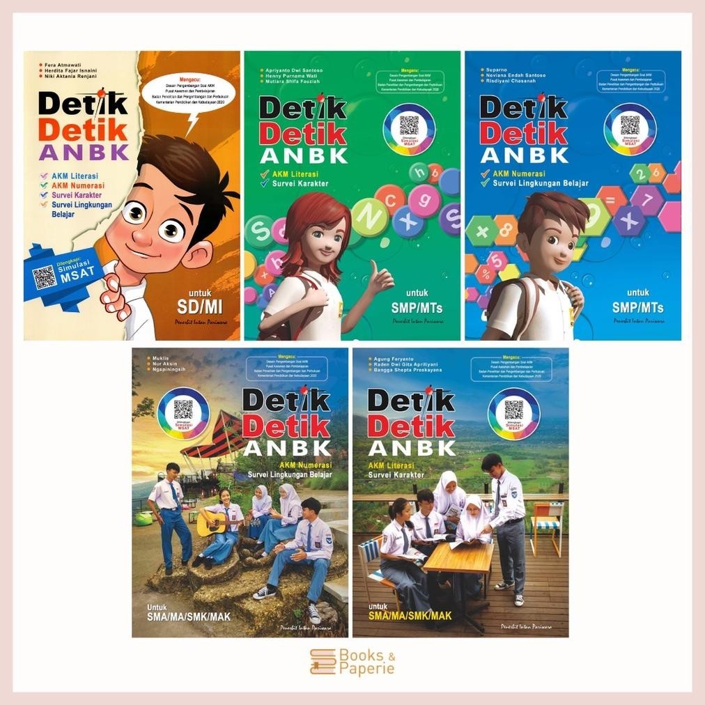 CR - BUKU DETIK-DETIK ANBK (AKM LITERASI, AKM NUMERASI, SURVEI KARAKTER, SURVEI LINGKUNGAN BELAJAR) 