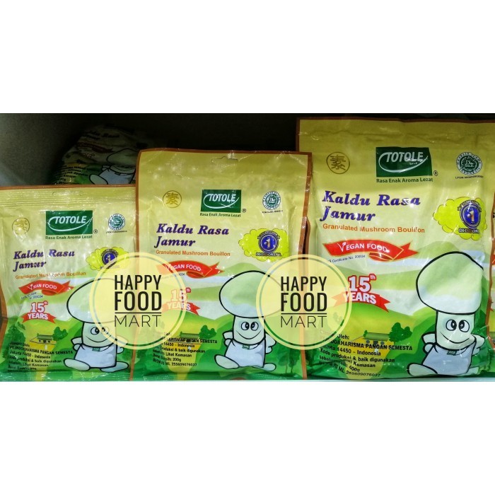 

Totole Kaldu Rasa Jamur 400Gr/Penyedap Jamur Halal Vegan/Kaldu Bubuk