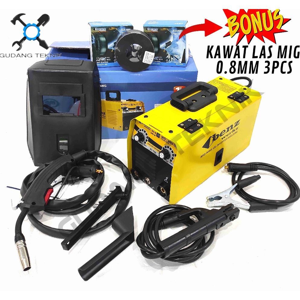 Mesin Las MIG 120 BENZ BZ8919 / Travo Las Inverter 120A - Trafo Mesin Las Listrik MIG 120 BZ 8919 BE