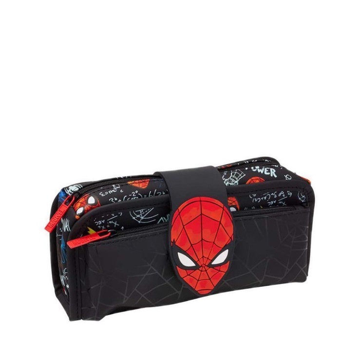 

100% Asli Smiggle Spider-Man Utility Pencil Case - IGL446267BLK