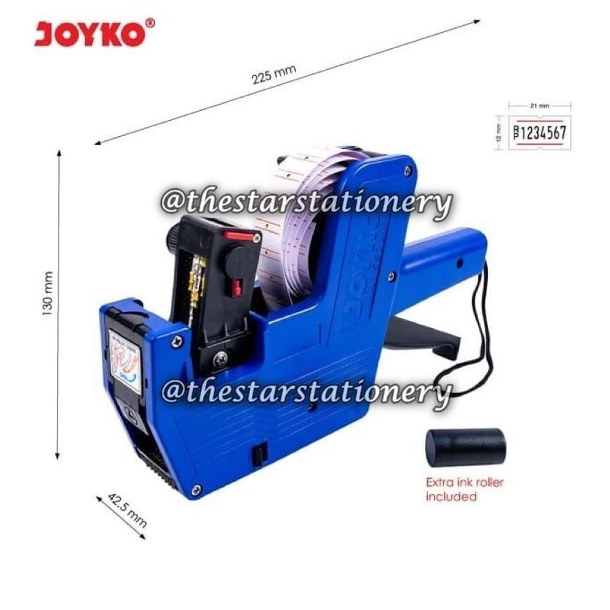 

et-98 (1 Biji) Labeller Joyko MX-5500M 1 Baris 8 Digit / Labeller Alat Label Harga Joyko MX-5500M 8 Digits Original