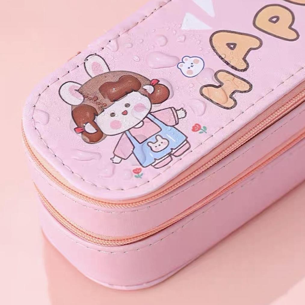 

gd-12 Kotak Pensil 2 Dua Tingkat Lucu 2 Layer / Tepak Pensil 3D Tingkat Tempat Pensil Anak Laki Laki Perempuan / Kotak Pensil Anak SD /Pencil Case Double Multi-Layer Termurah