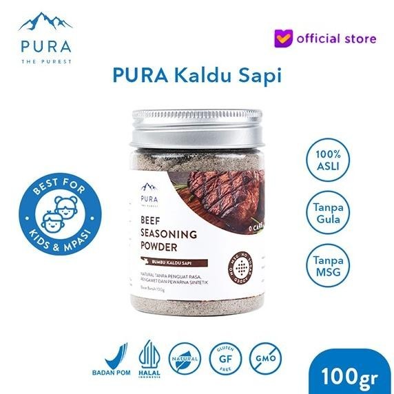 

Pura Kaldu Asli - Bumbu Kaldu Sapi (100gr) - Kaldu Mpasi - Serbaguna H24M