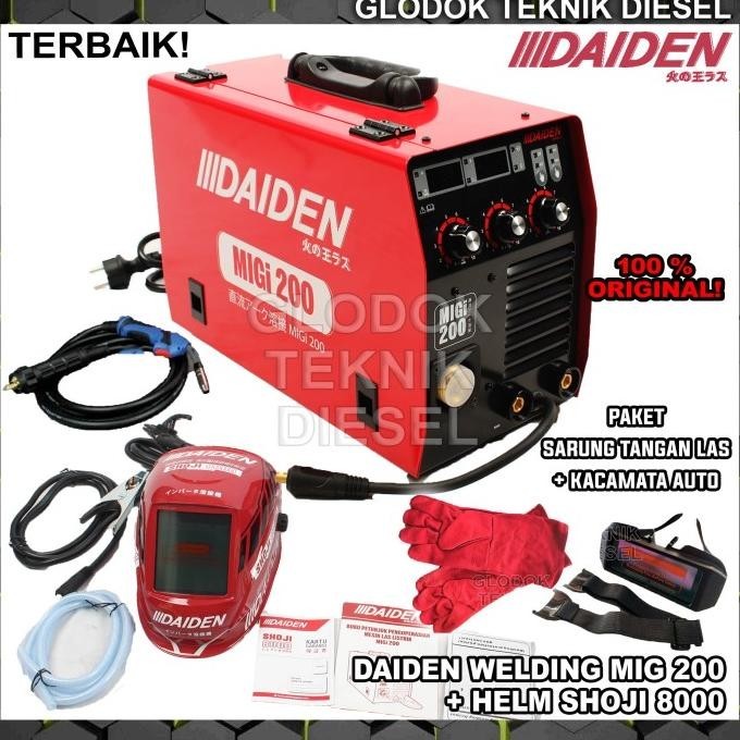 Mesin Las Daiden Migi 200 / Travo Las Inverter Co2 Daiden Mig Migi 200