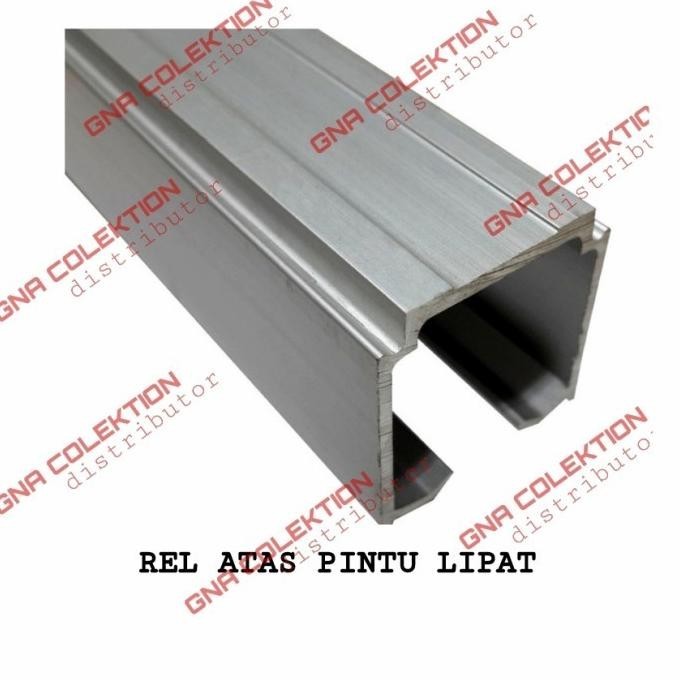 Hot Sale Rel Pintu Lipat Atas Bawah Rl 300 Al Rel Pintu Lipat 3Meter Alluminium