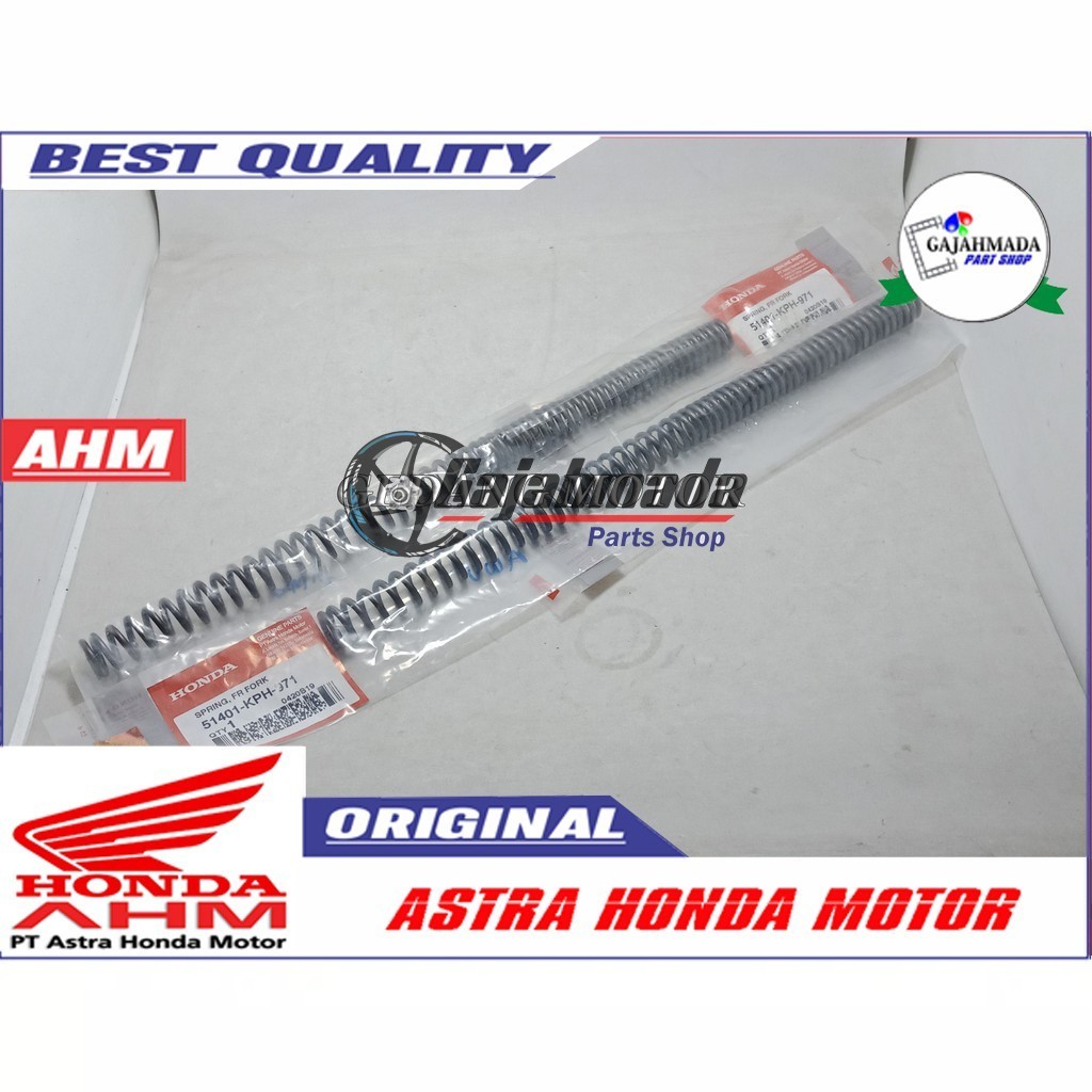 PIR PER SHOCK DEPAN SUPRA X 125 KARISMA SUPRA FIR NEW ASLI AHM KPH ORIGINAL HONDA