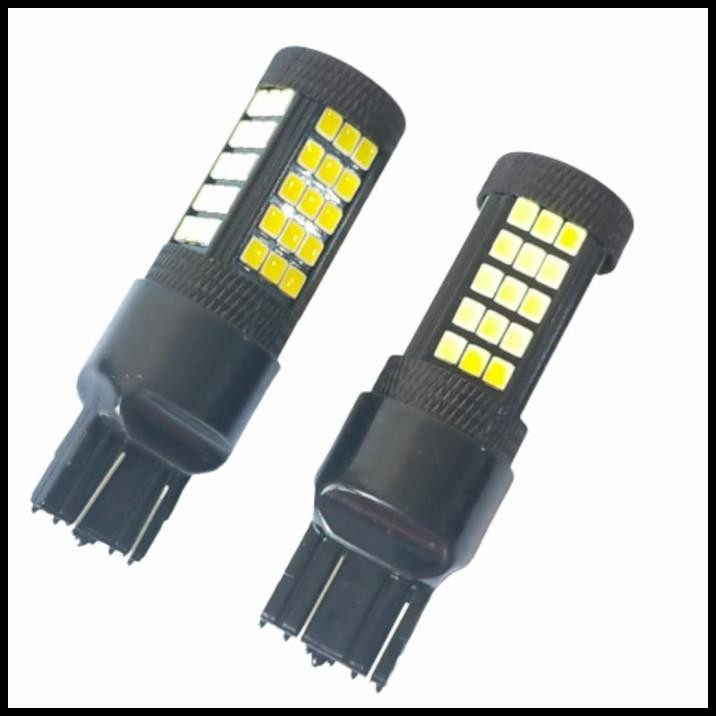 TERMURAH BOHLAM LAMPU SEIN REM LED COB T20 WARNA ICE BLUE 